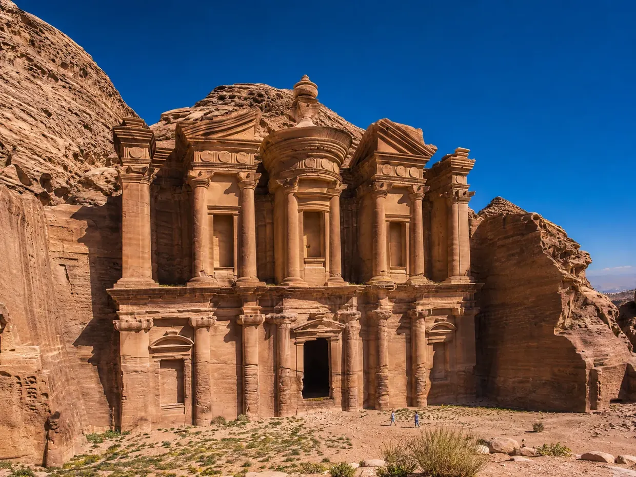 The Monastery (Ad-Deir) after the 800-step climb